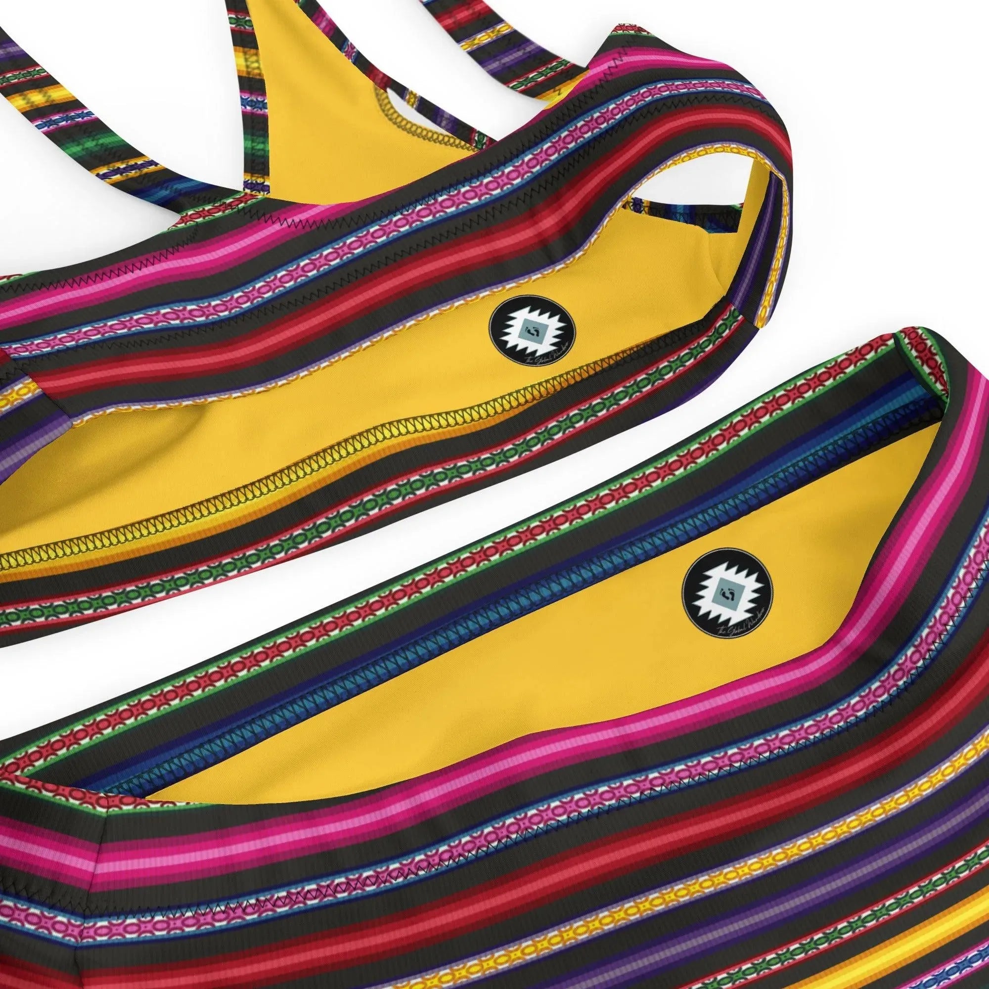 Peruvian Recycled high-waisted bikini - The Global Wanderer