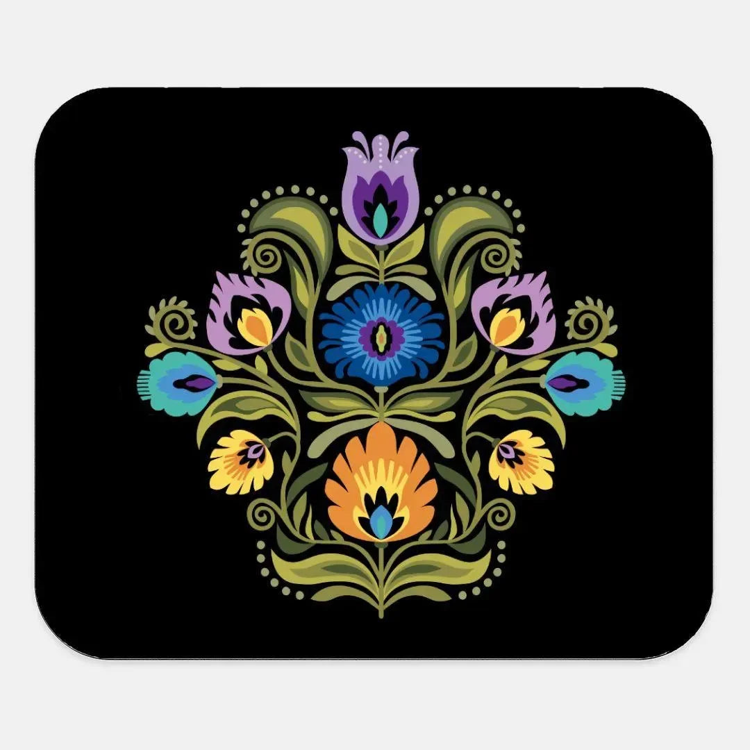 Polish Wycinanki Mouse Pad - The Global Wanderer