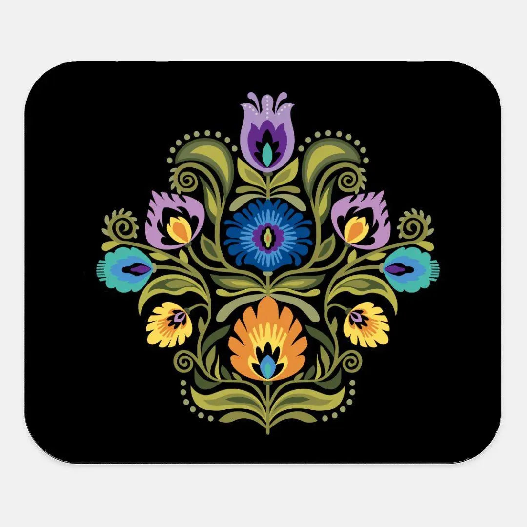 Polish Wycinanki Mouse Pad - The Global Wanderer