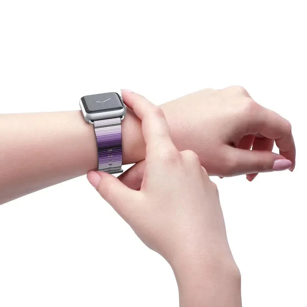 Purple Mexican Serape Watch Band - The Global Wanderer