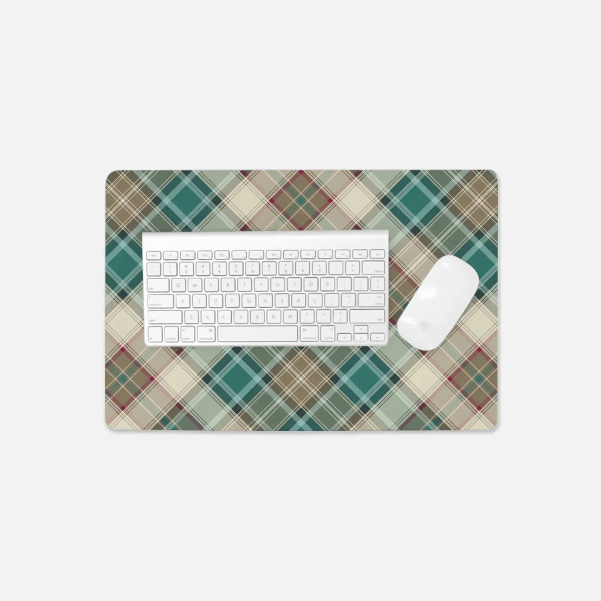 Scottish Plaid Desk Mat - The Global Wanderer