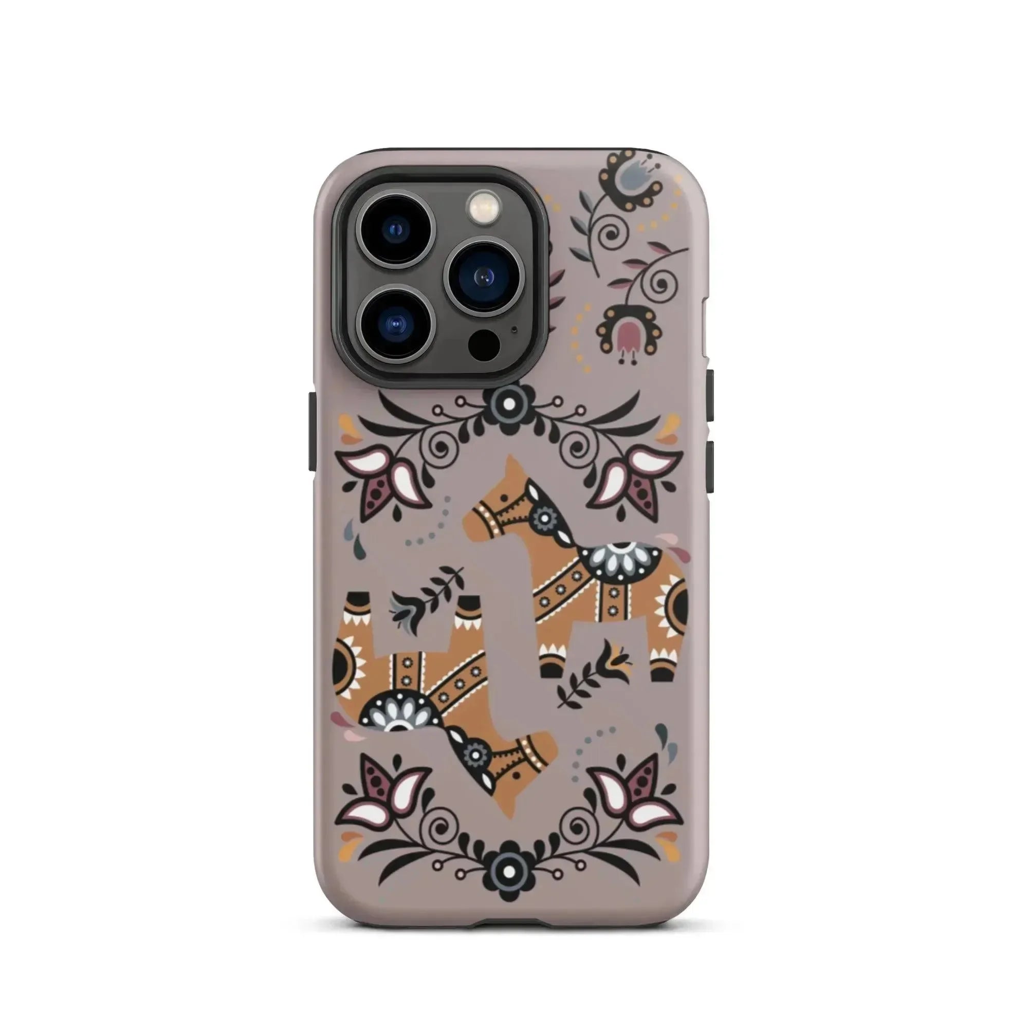 Swedish Dala Horse Tough MagSafe iPhone® Case - The Global Wanderer