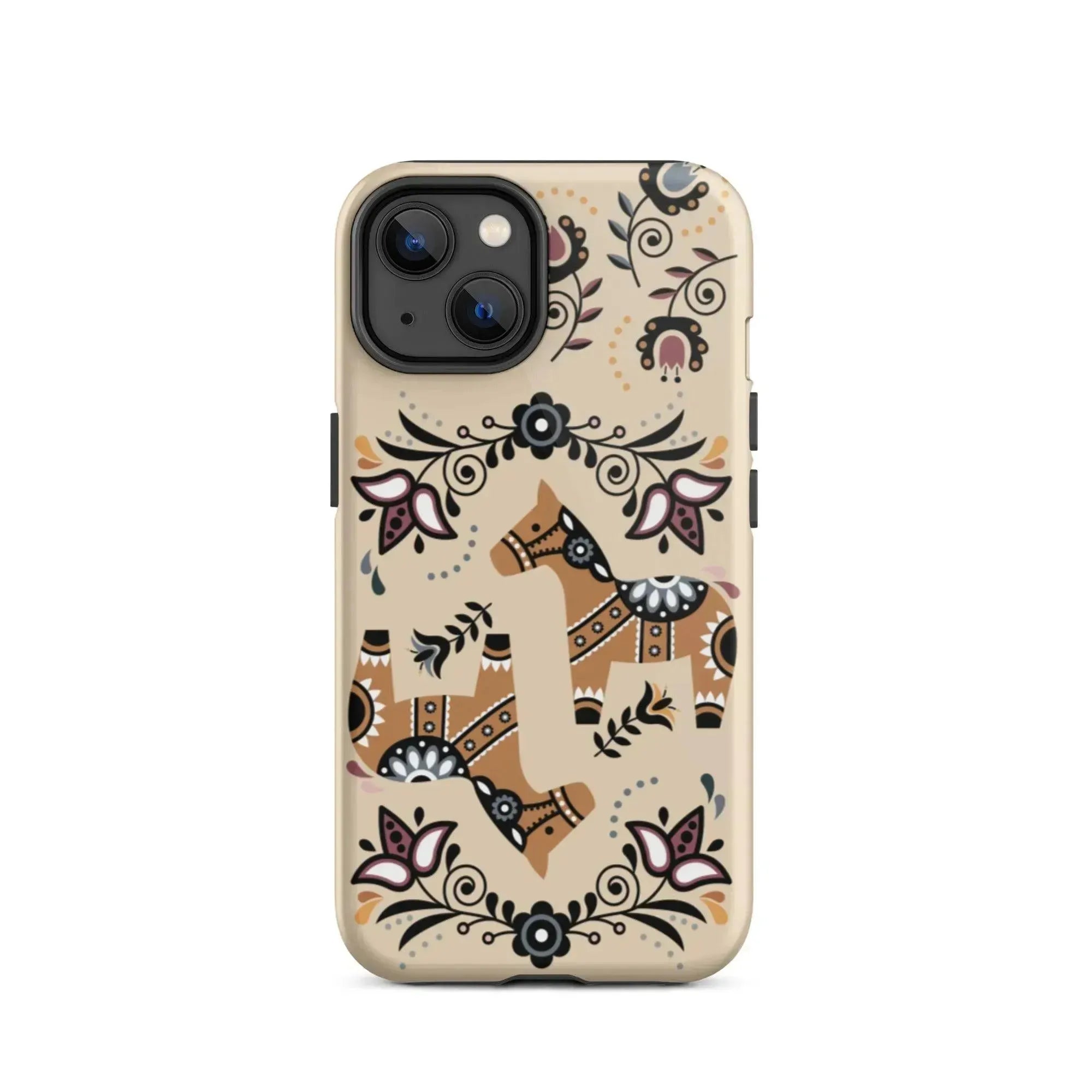 Swedish Dala Horse Tough MagSafe iPhone® Case - The Global Wanderer