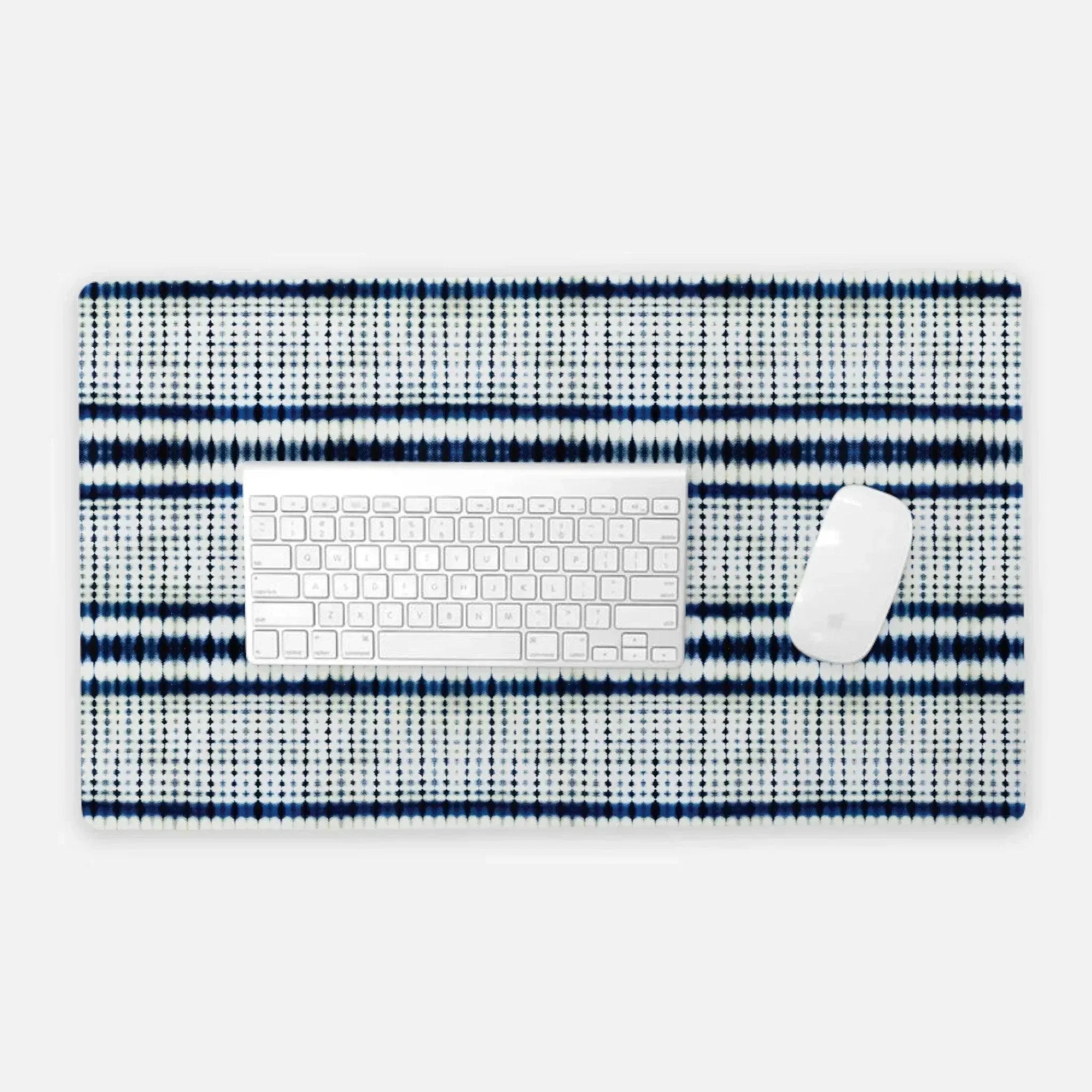 Tokyo Horizon Shibori Desk Mat - The Global Wanderer