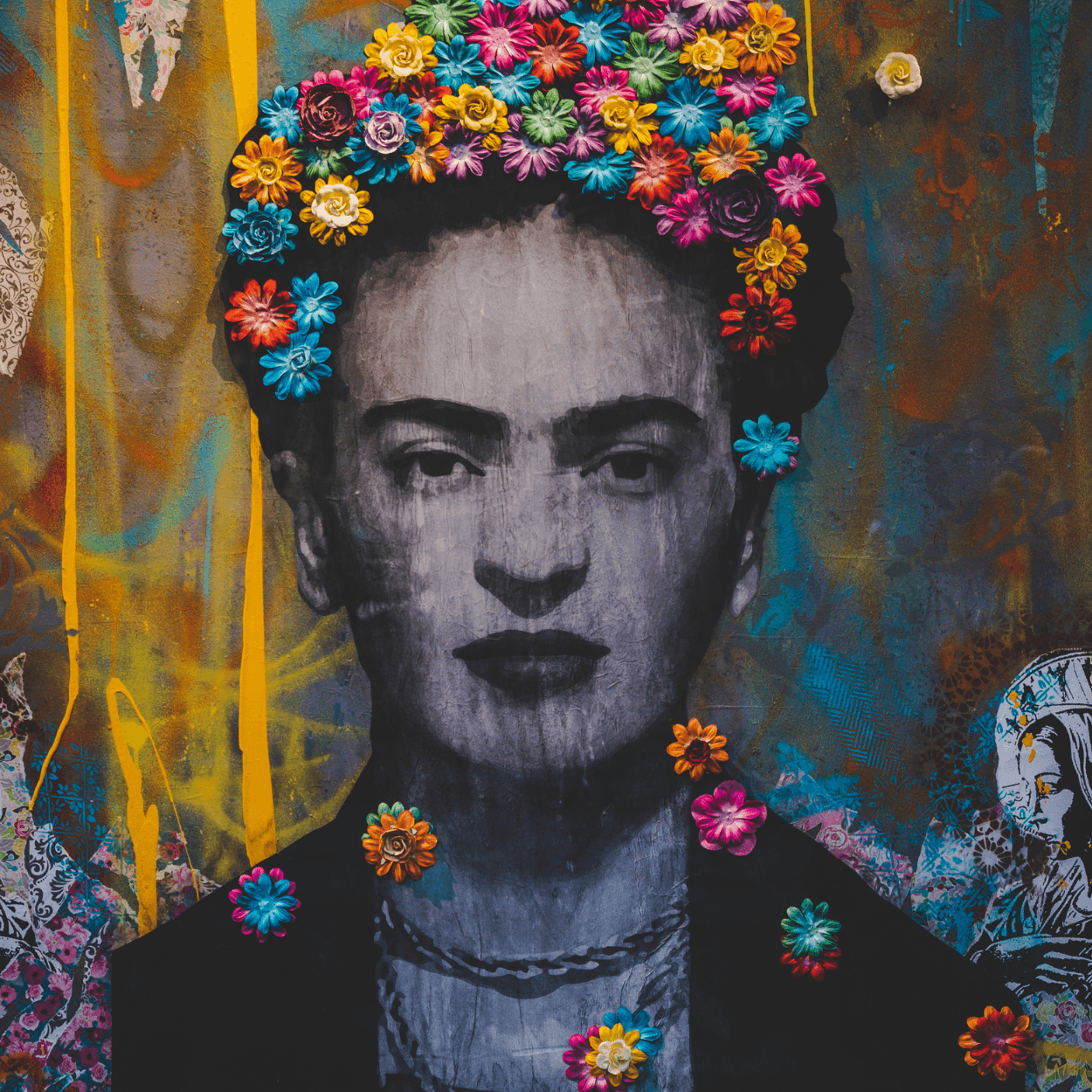 Frida Kahlo Graffiti