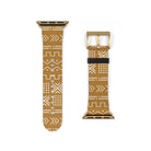 Savanna Ochre Mud Cloth Apple Watch Band - The Global Wanderer