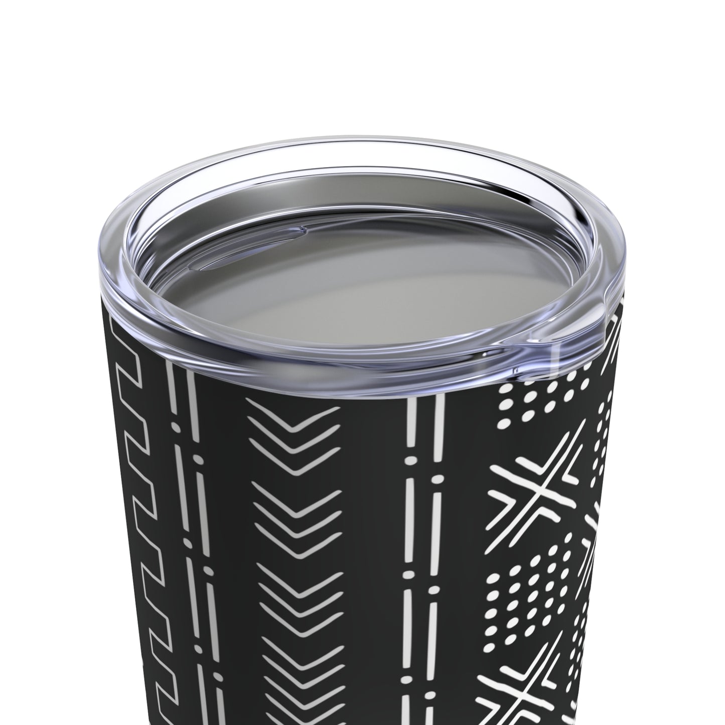 African Mud Cloth Tumbler