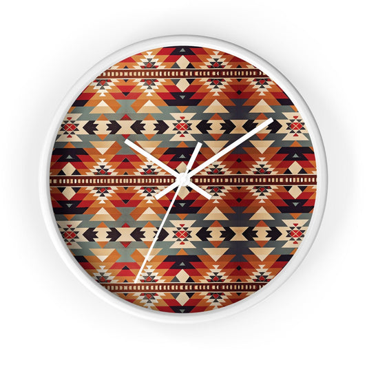 Native American Sunset Wall Clock - The Global Wanderer