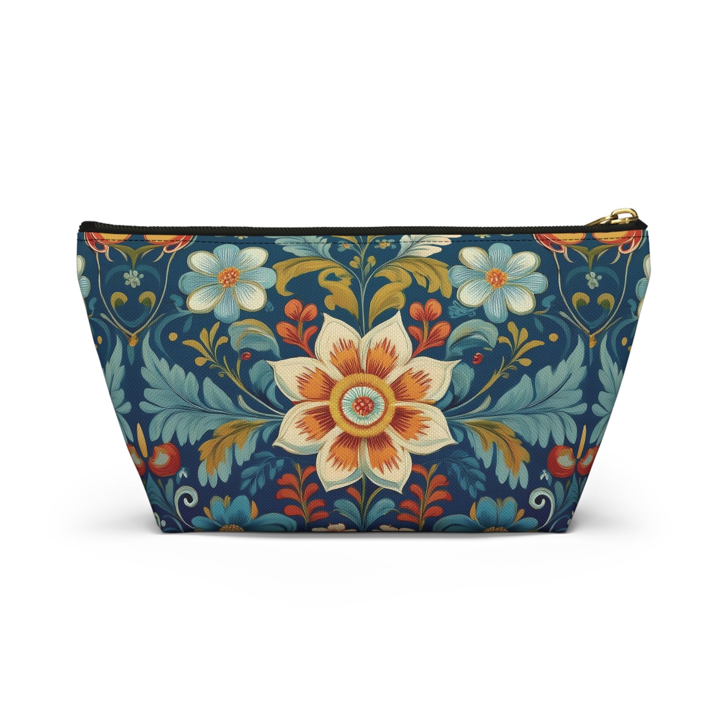 Norwegian Rosemaling Print Pouch