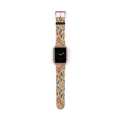 Bavarian Fall Folk Art Watch Band