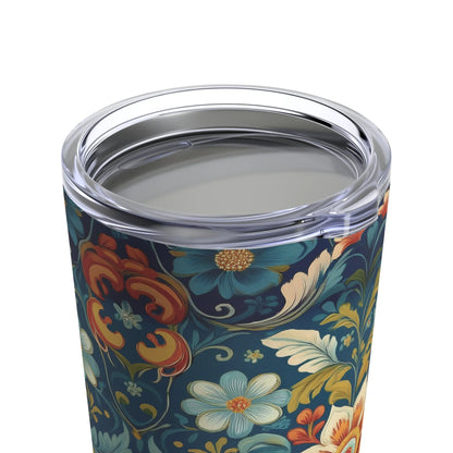 Norwegian Rosemaling Tumbler