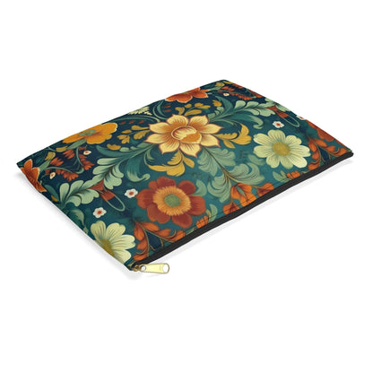 Norwegian Rosemaling Print Pouch