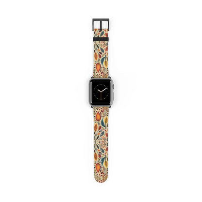 Bavarian Fall Folk Art Watch Band