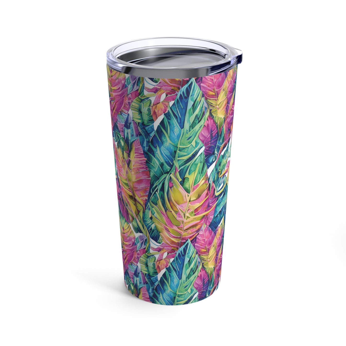 Hawaiian Tropical Leaves Tumbler