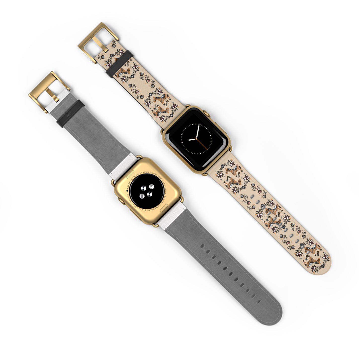 Swedish Dala Horse Apple Watch Band