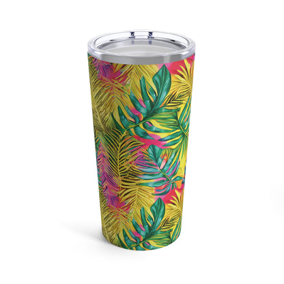 Hawaiian Tropical Leaves Tumbler