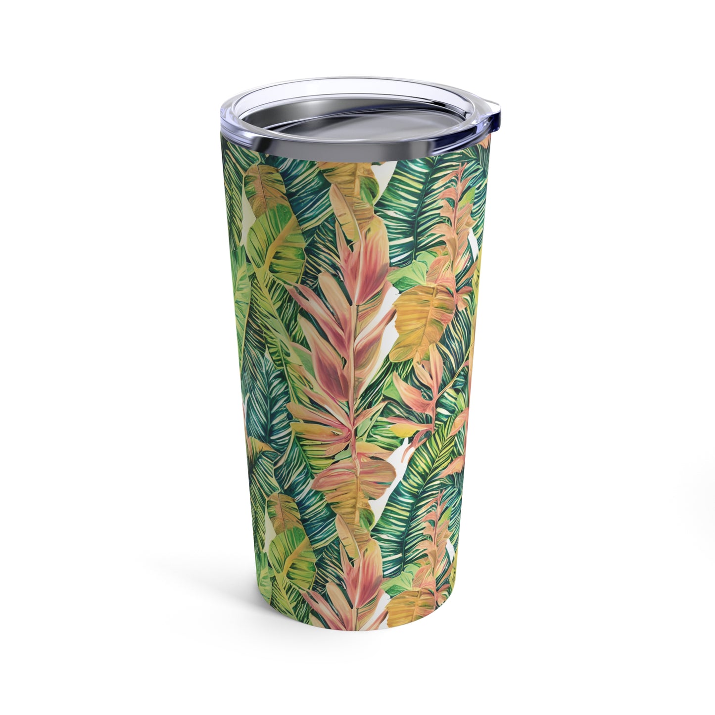 Hawaiian Tropical Leaves Tumbler