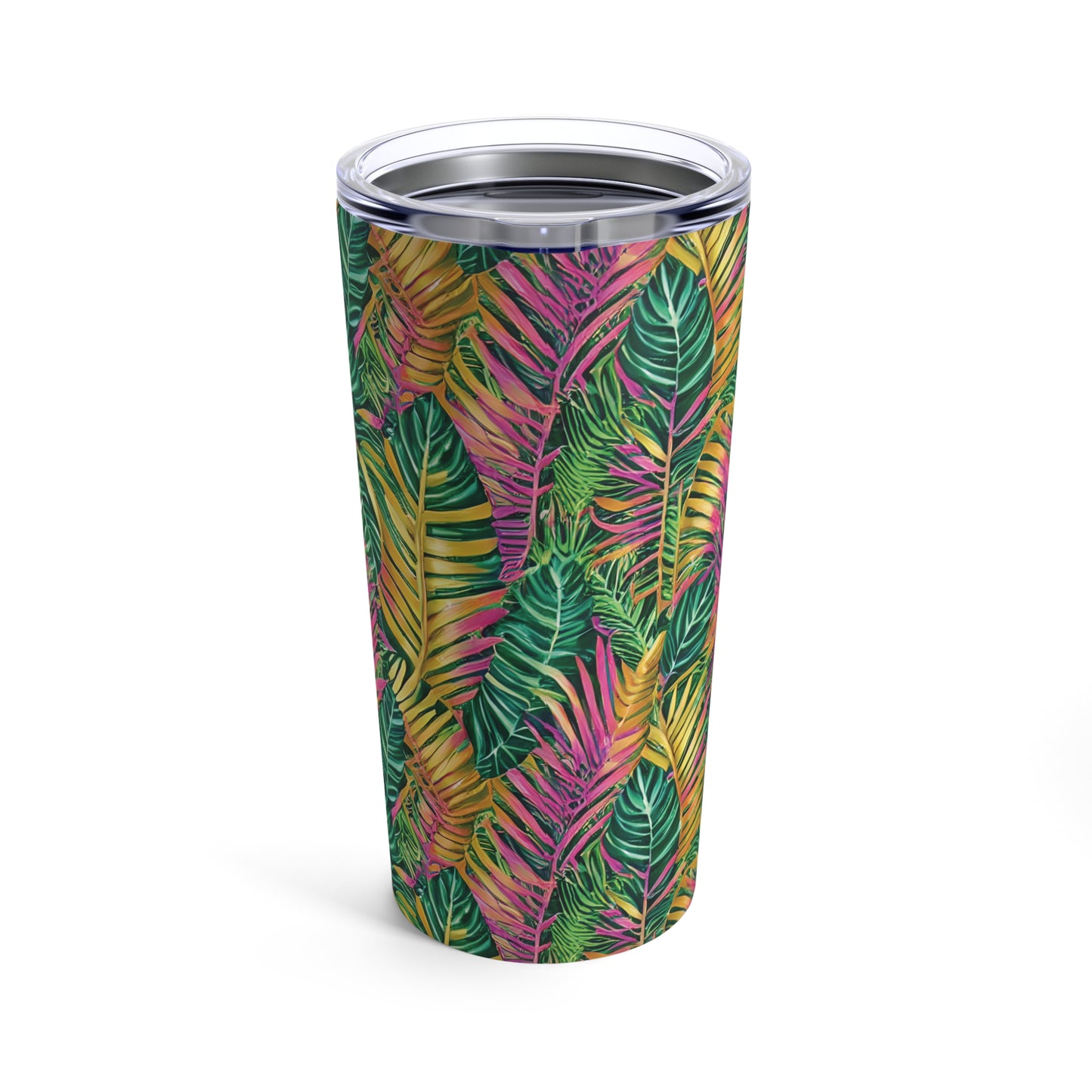 Hawaiian Tropical Leaves Tumbler