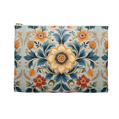 Norwegian Rosemaling Print Pouch