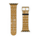 Savanna Ochre Mud Cloth Apple Watch Band - The Global Wanderer