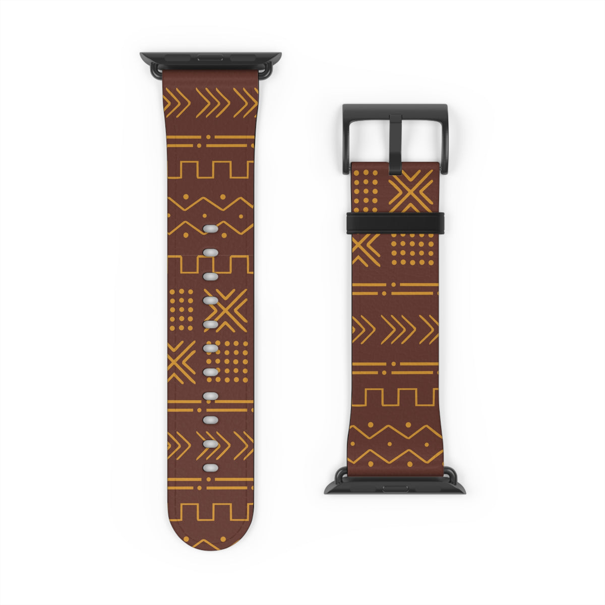 Ségou Clay Mud Cloth Apple Watch Band - The Global Wanderer