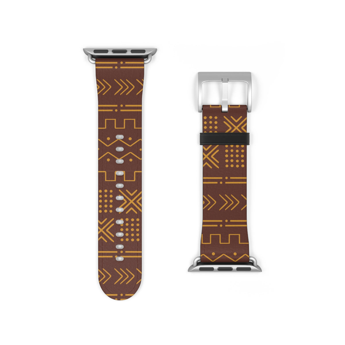 Ségou Clay Mud Cloth Apple Watch Band - The Global Wanderer