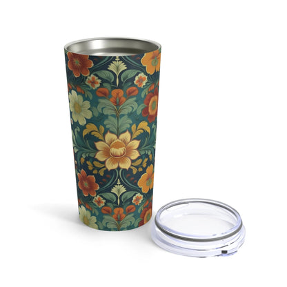 Norwegian Rosemaling Tumbler