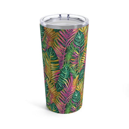 Hawaiian Tropical Leaves Tumbler