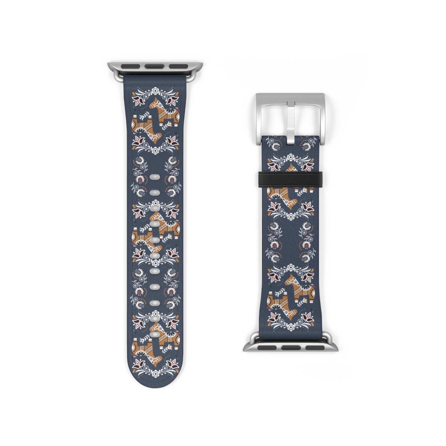 Swedish Dala Horse Apple Watch Band