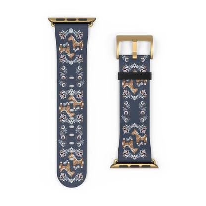 Swedish Dala Horse Watch Band