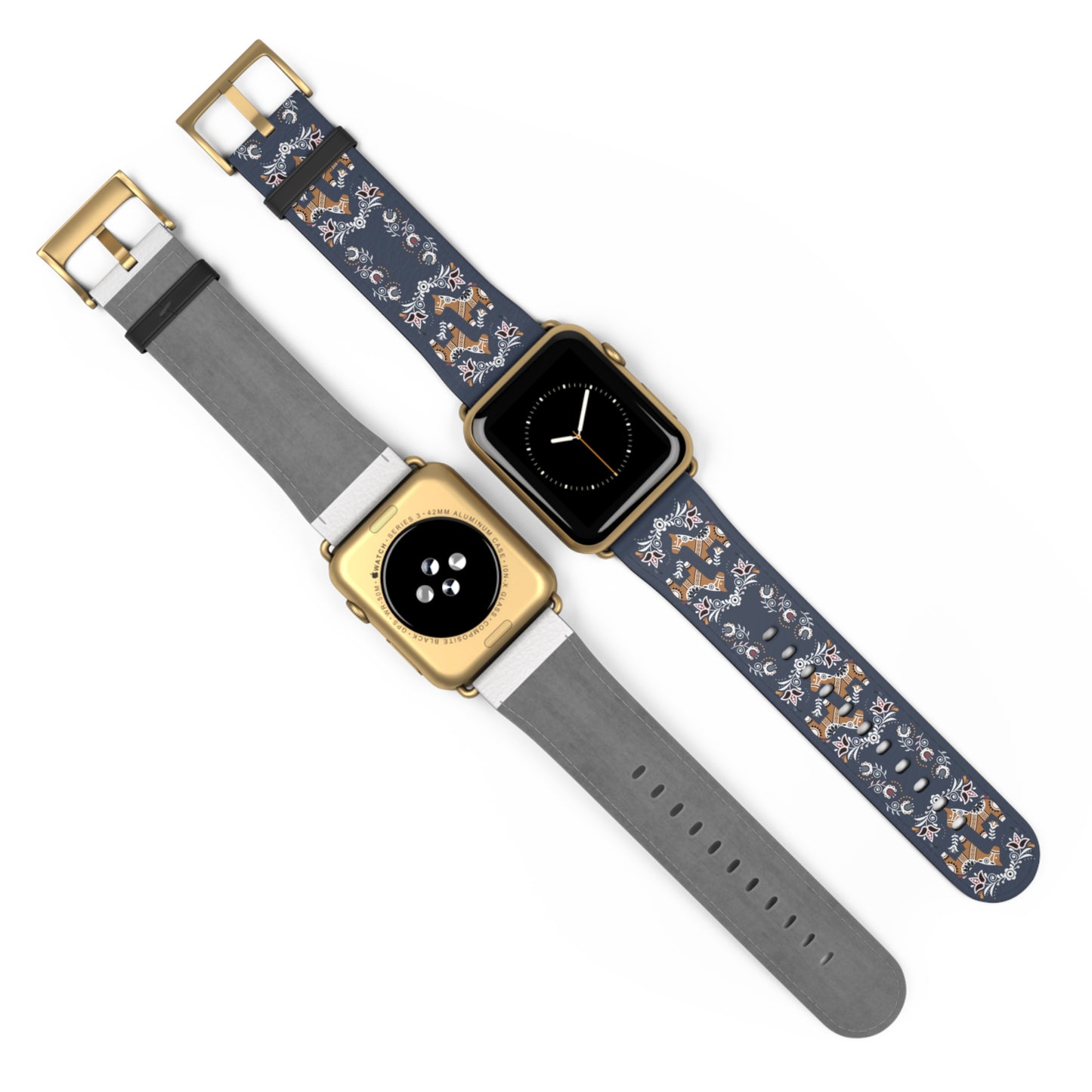 Swedish Dala Horse Apple Watch Band