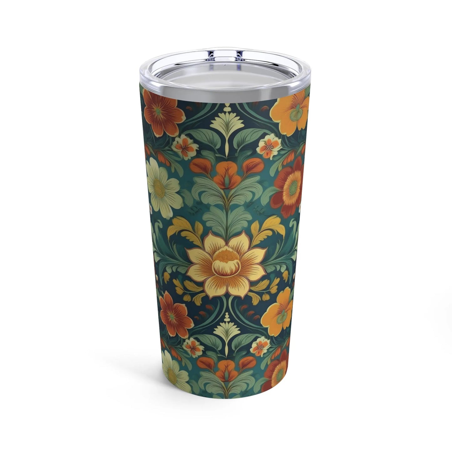 Norwegian Rosemaling Tumbler