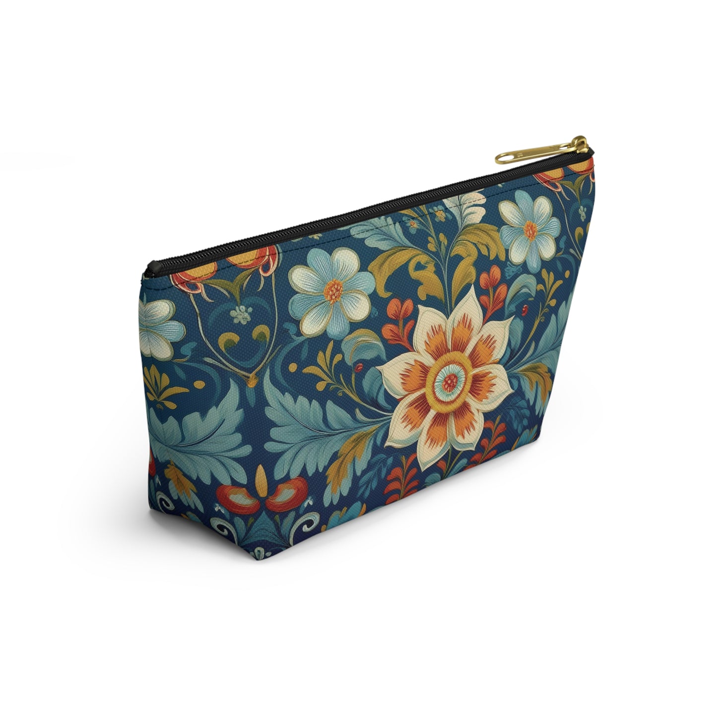 Norwegian Rosemaling Print Pouch