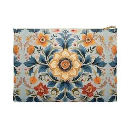 Norwegian Rosemaling Print Pouch