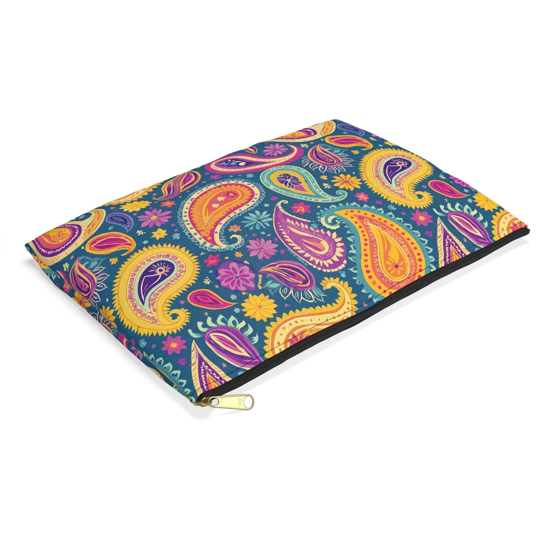 Indian Whimsical Paisley Pouch - The Global Wanderer