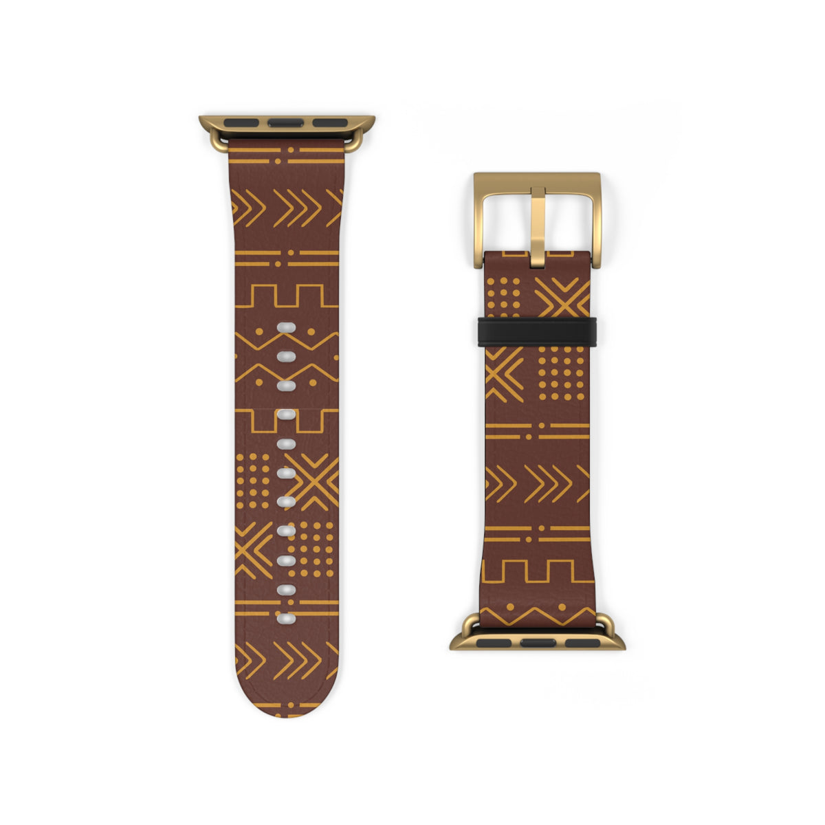 Ségou Clay Mud Cloth Apple Watch Band - The Global Wanderer
