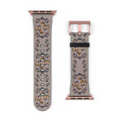 Swedish Dala Horse Watch Band