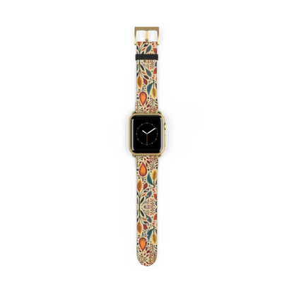 Bavarian Fall Folk Art Watch Band