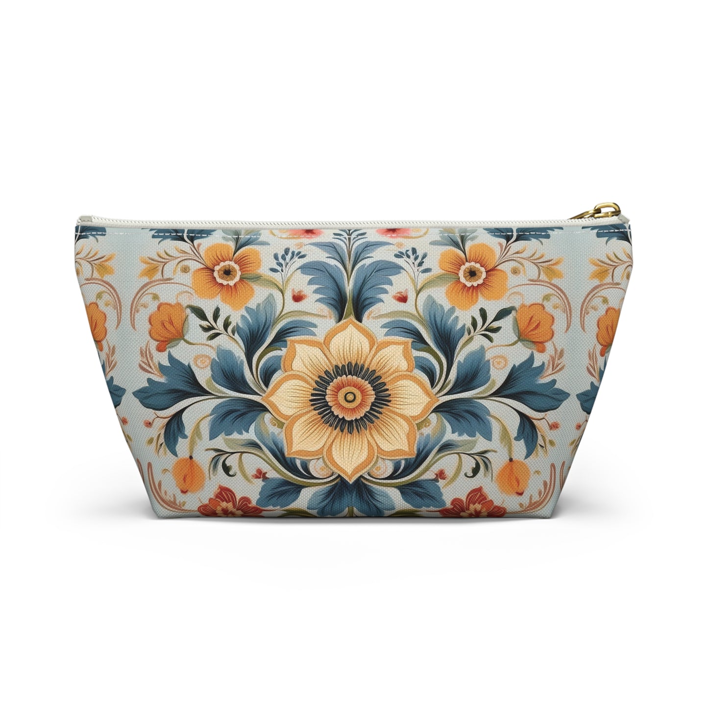 Norwegian Rosemaling Print Pouch