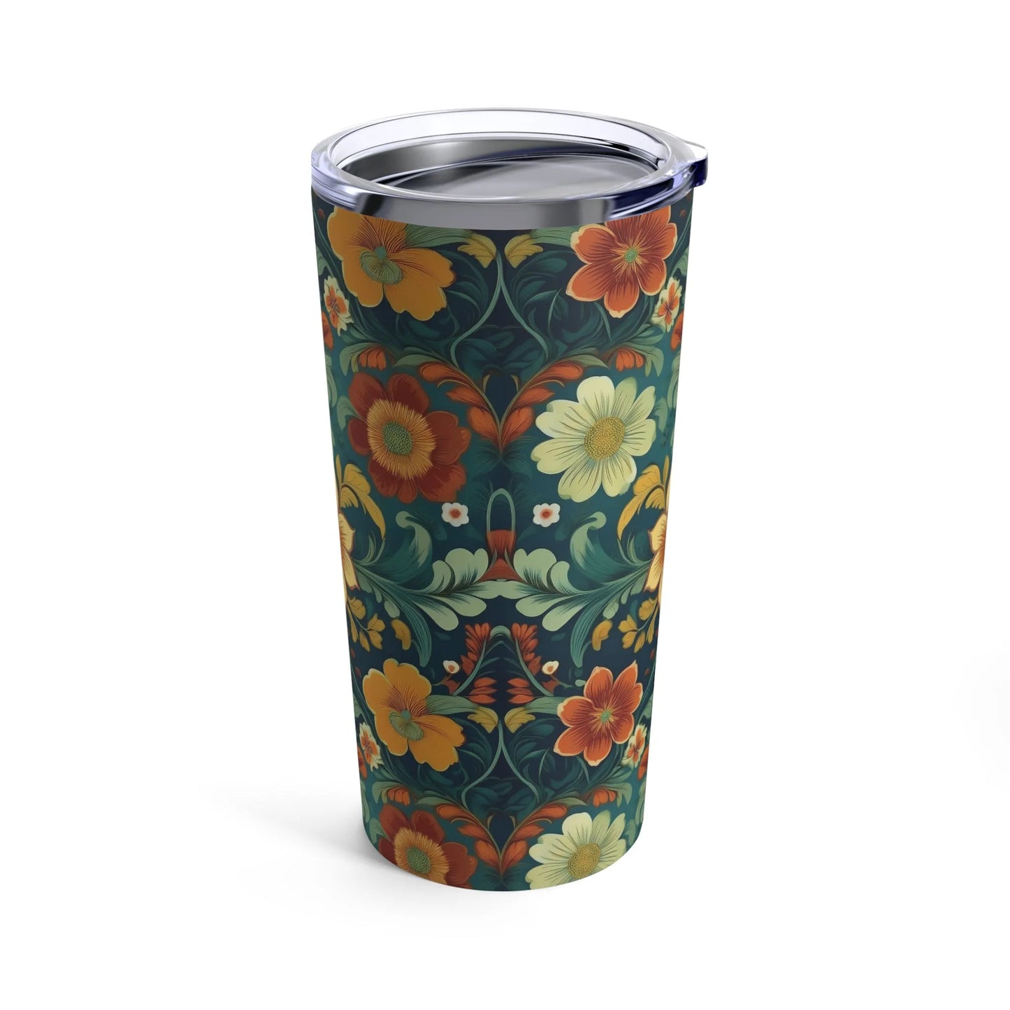 Norwegian Rosemaling Tumbler