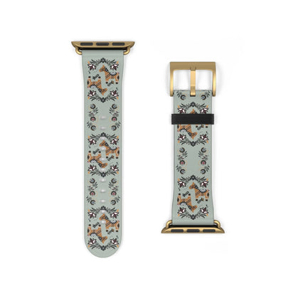 Swedish Dala Horse Watch Band