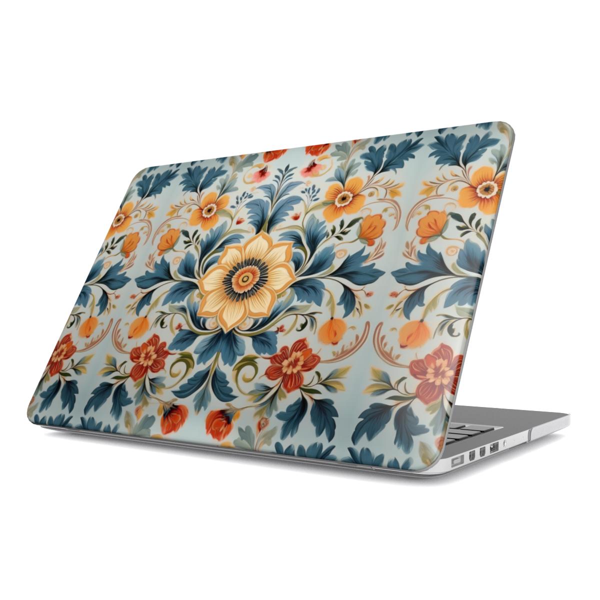 Norwegian Rosemaling MacBook Case - The Global Wanderer