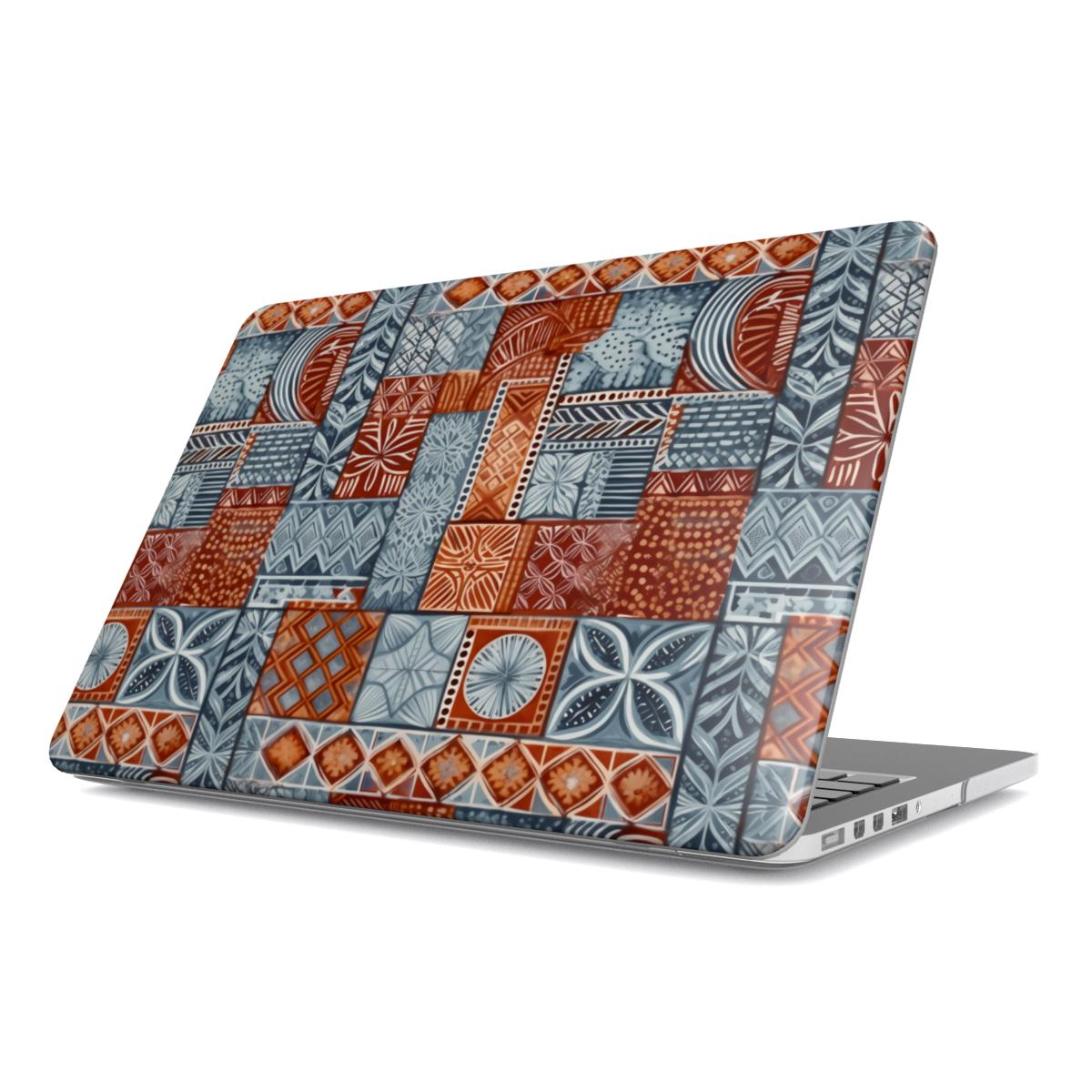 Pacific Islands Tapa Cloth MacBook Case - The Global Wanderer