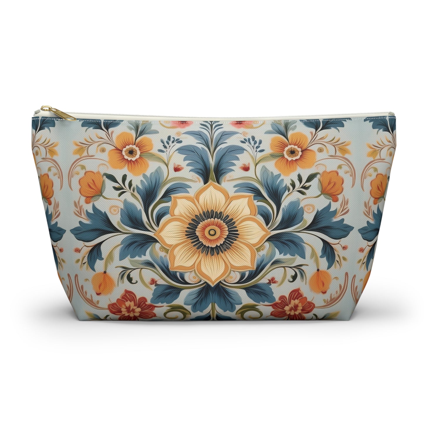 Norwegian Rosemaling Print Pouch