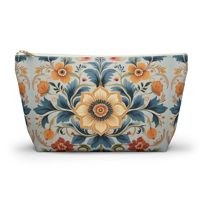 Norwegian Rosemaling Print Pouch