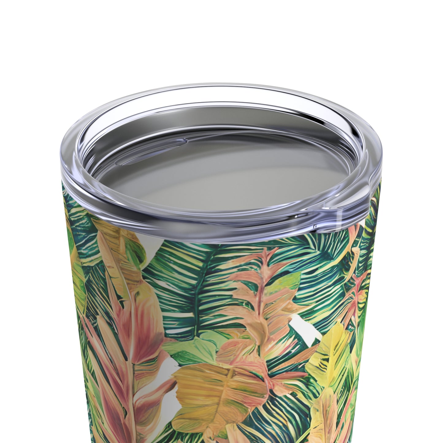 Hawaiian Tropical Leaves Tumbler