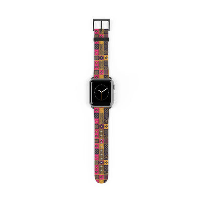 Ghanaian Kente Cloth Watch Band