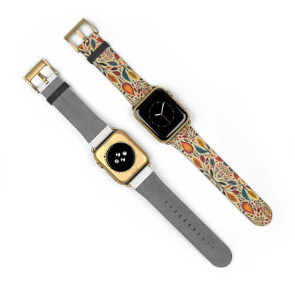 Bavarian Fall Folk Art Watch Band