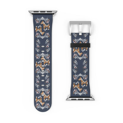 Swedish Dala Horse Watch Band