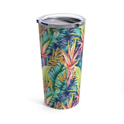 Hawaiian Tropical Leaves Tumbler